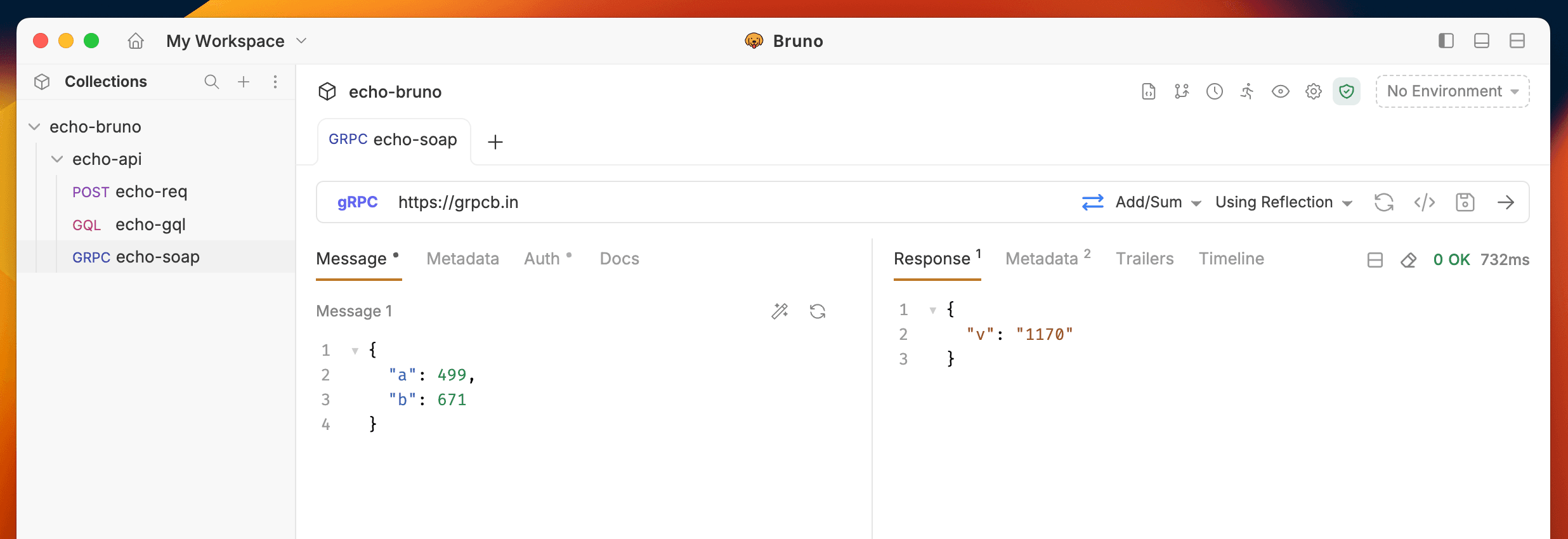 Add Message and Receive Response