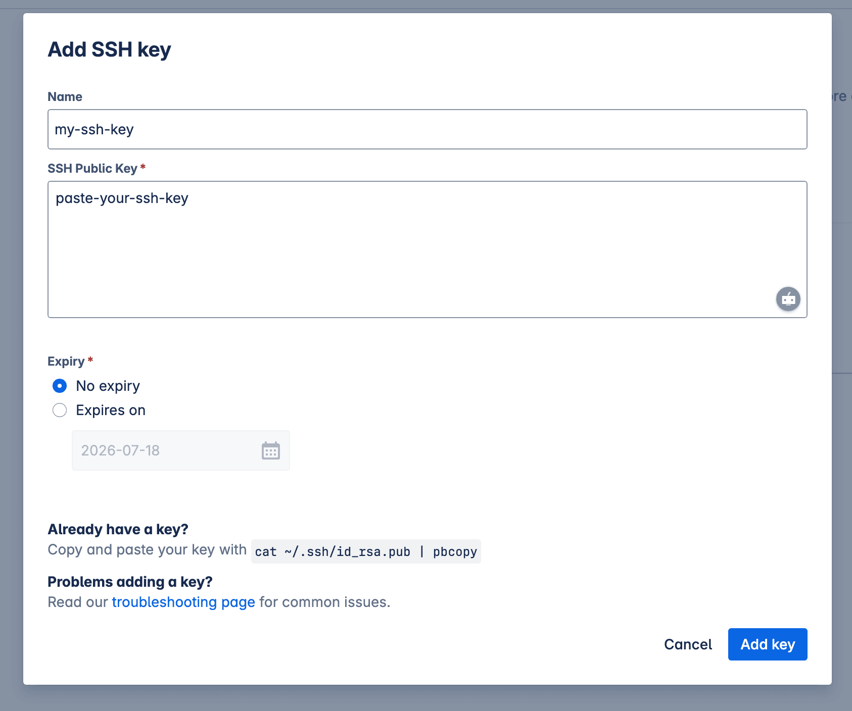 bitbucket-add-ssh-key