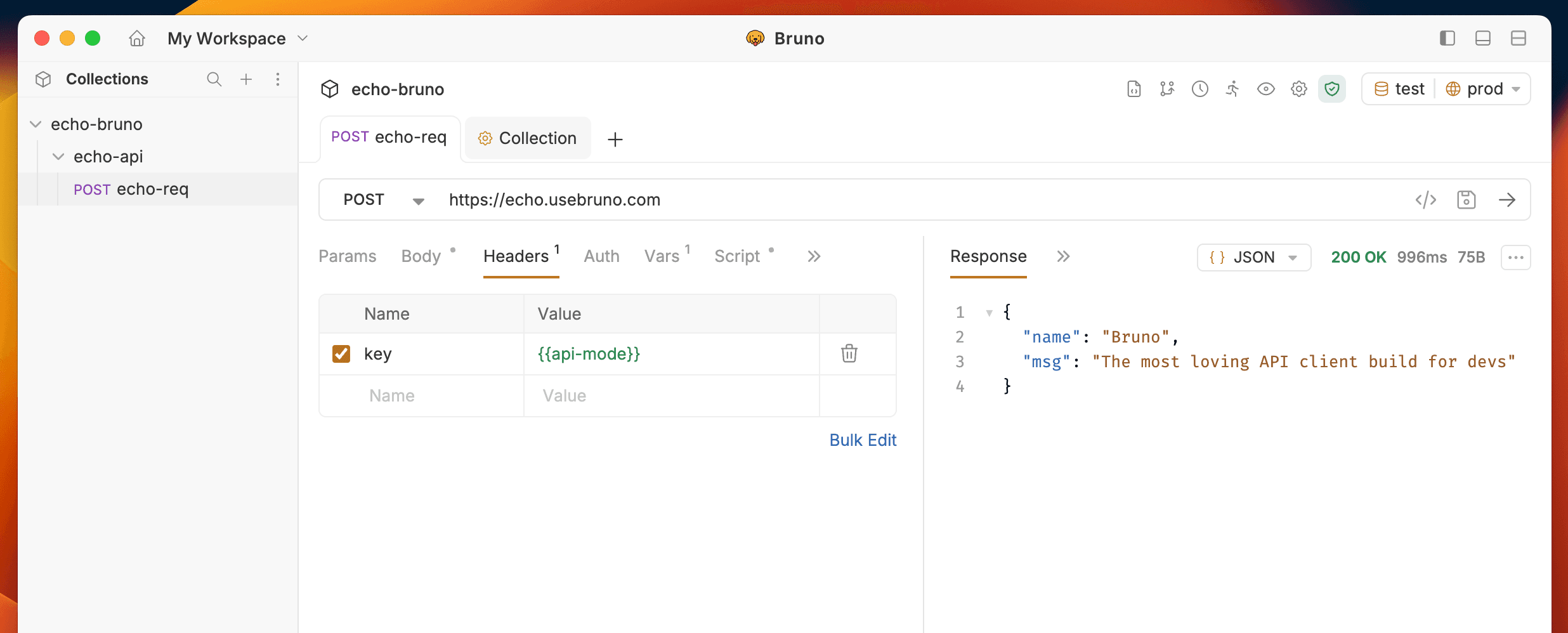 Collection Variables Usage