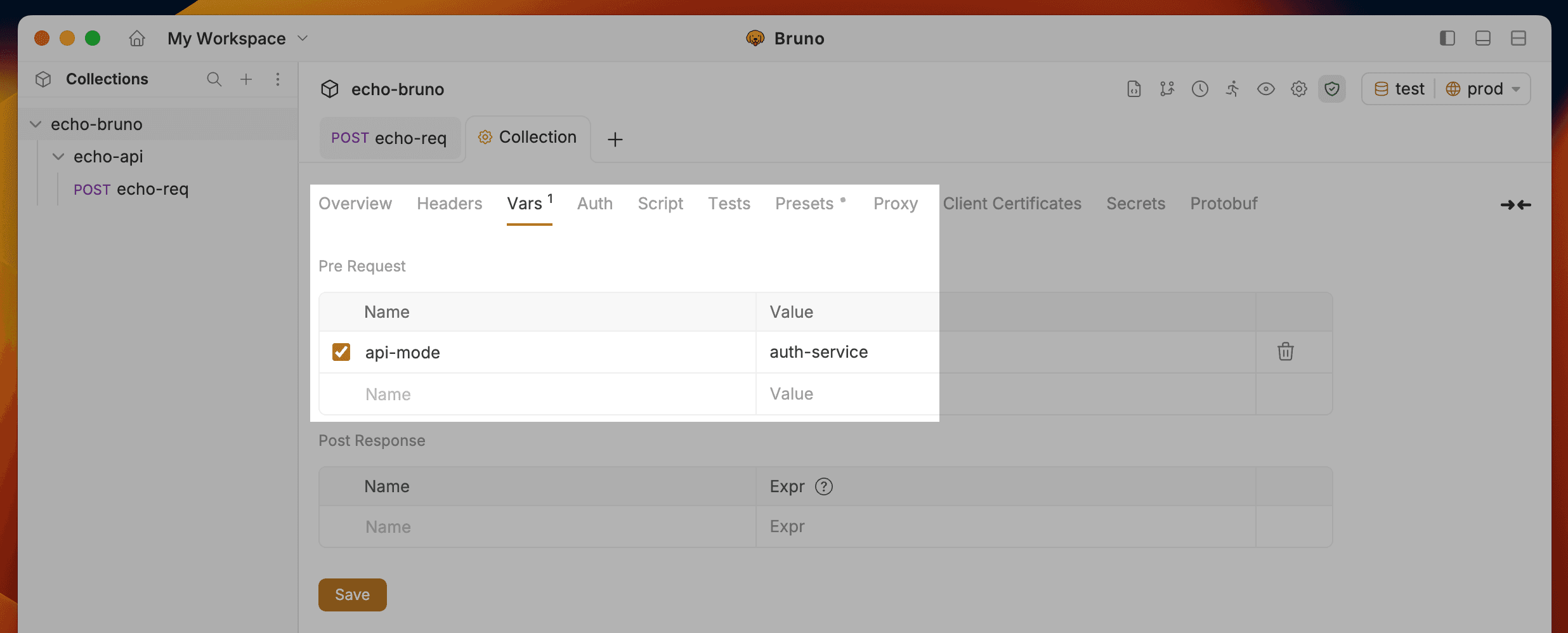 Collection Variables