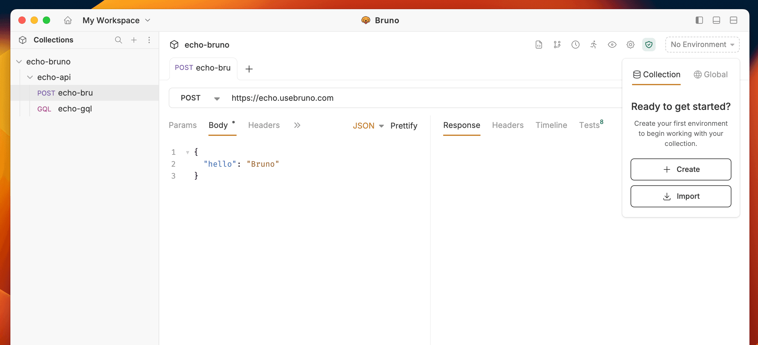 Import Environment New